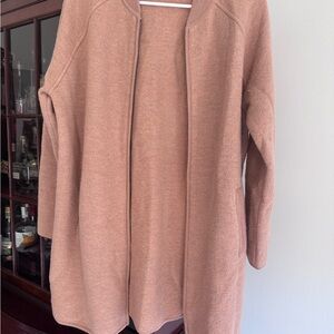 Madewell Women's zip Front knee legth- pink